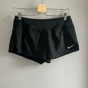 S M black Nike run shorts